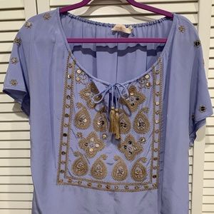 Tory Burch Blouse Size 6 like new!